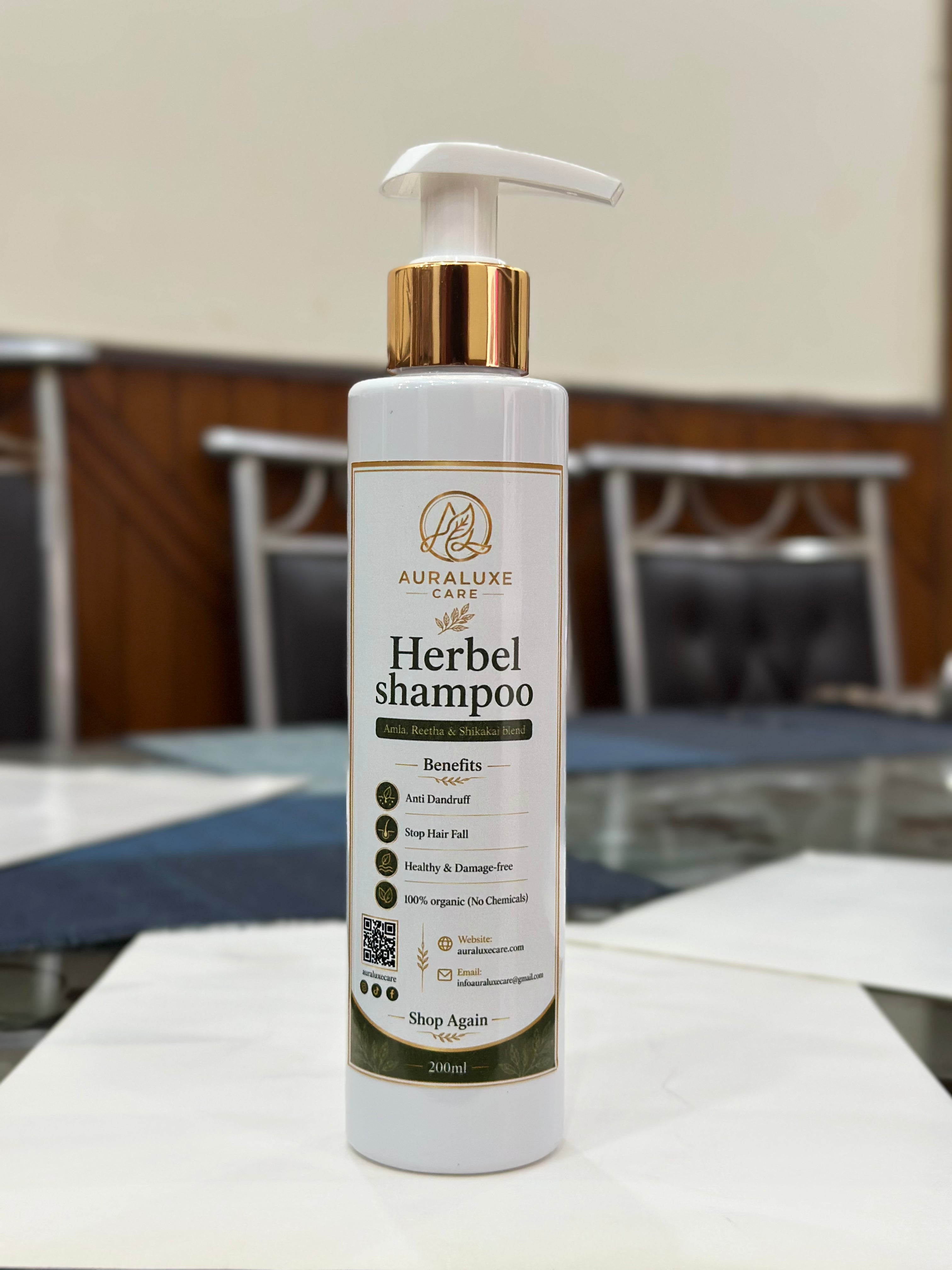 Aura Luxe Anti-Hair Fall Herbal Shampoo